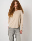Scallop Hem Cashmere Pullover