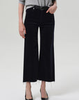 lyra wide leg crop in corduroy
