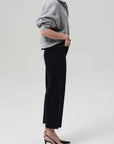 lyra wide leg crop in corduroy