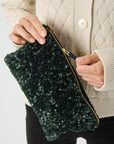 Sequin Clutch GREEN