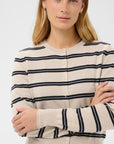 Noelani Cardigan - Navy Stripe