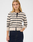 Noelani Cardigan - Navy Stripe
