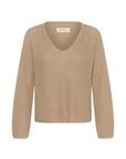 Etrona Linen Blend Sweater - Silver Mink