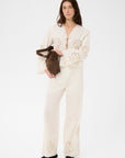 Anamaria Blouse - Whisper White