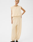Berthine Top - Sandshell