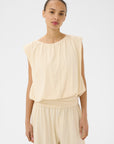 Berthine Top - Sandshell