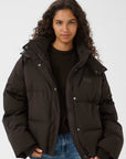 Roa Short Puffer - Ganache