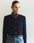 sophia jacket in navy