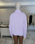 Funnel Neck Sweater - LILAC -ONE SIZE
