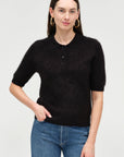BRUSHED CASHMERE POLO