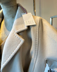 Percy Cashmere Wool Coat - Off White