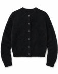 BRUSHED CASHMERE CARDIGAN