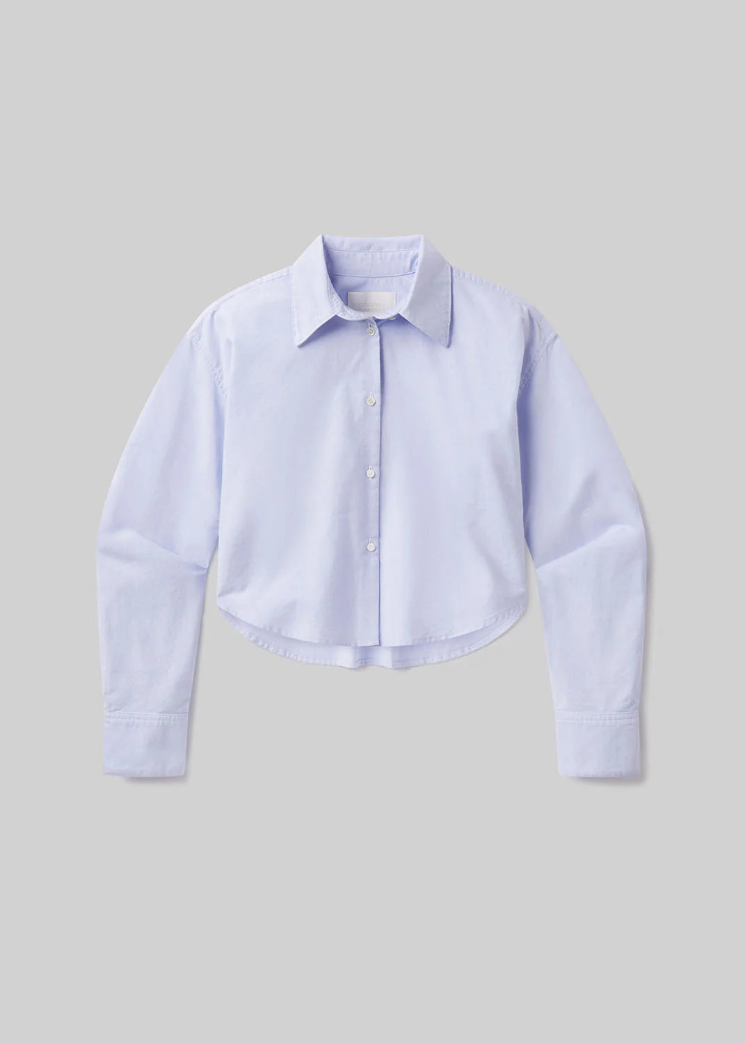 ana cropped shirt in blue