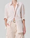 Kayla shirt in sherbet stripe