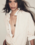 Kayla shirt in sherbet stripe