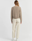 Pure Cashmere V Neck - OATMEAL