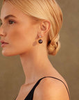 Cassandra Earring - Black Pearl
