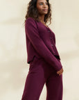 Pure Cashmere Cardigan - Mulberry