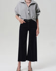 lyra wide leg crop in corduroy