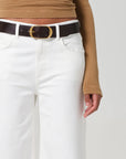 Lyra Wide Leg Crop in Soft White