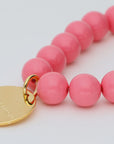 Mini Beads Flex Bracelet - Raspberry