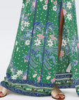 Oretha Dress - Celestial Batik Green