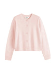 Crew Cardigan - PINK MEL