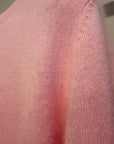 Brushed Cashmere Sweater - PINK