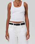 Faye Tank - White