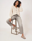 Chunky Cotton Cardi - Ivory