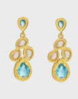 Illian Earrings Turquoise Pearl