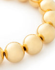 Mini Beads Flex Bracelet - Gold