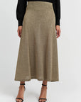 Lurex Skirt -Gold