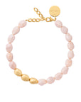 Rose Marble & Pearl Necklace