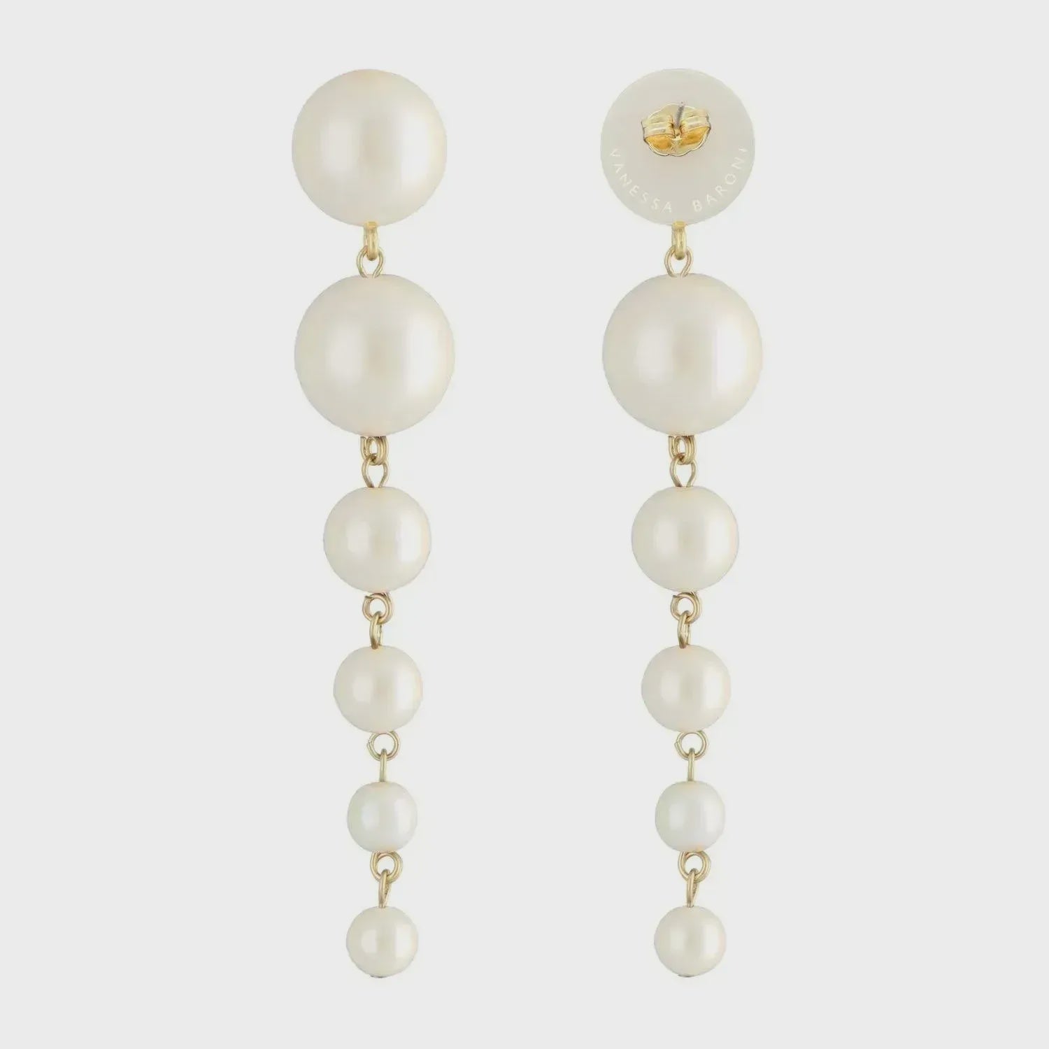 Waterfall Pearl Earring
