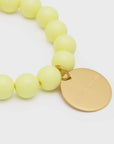 Flex Bead Bracelet - BUTTER YELLOW