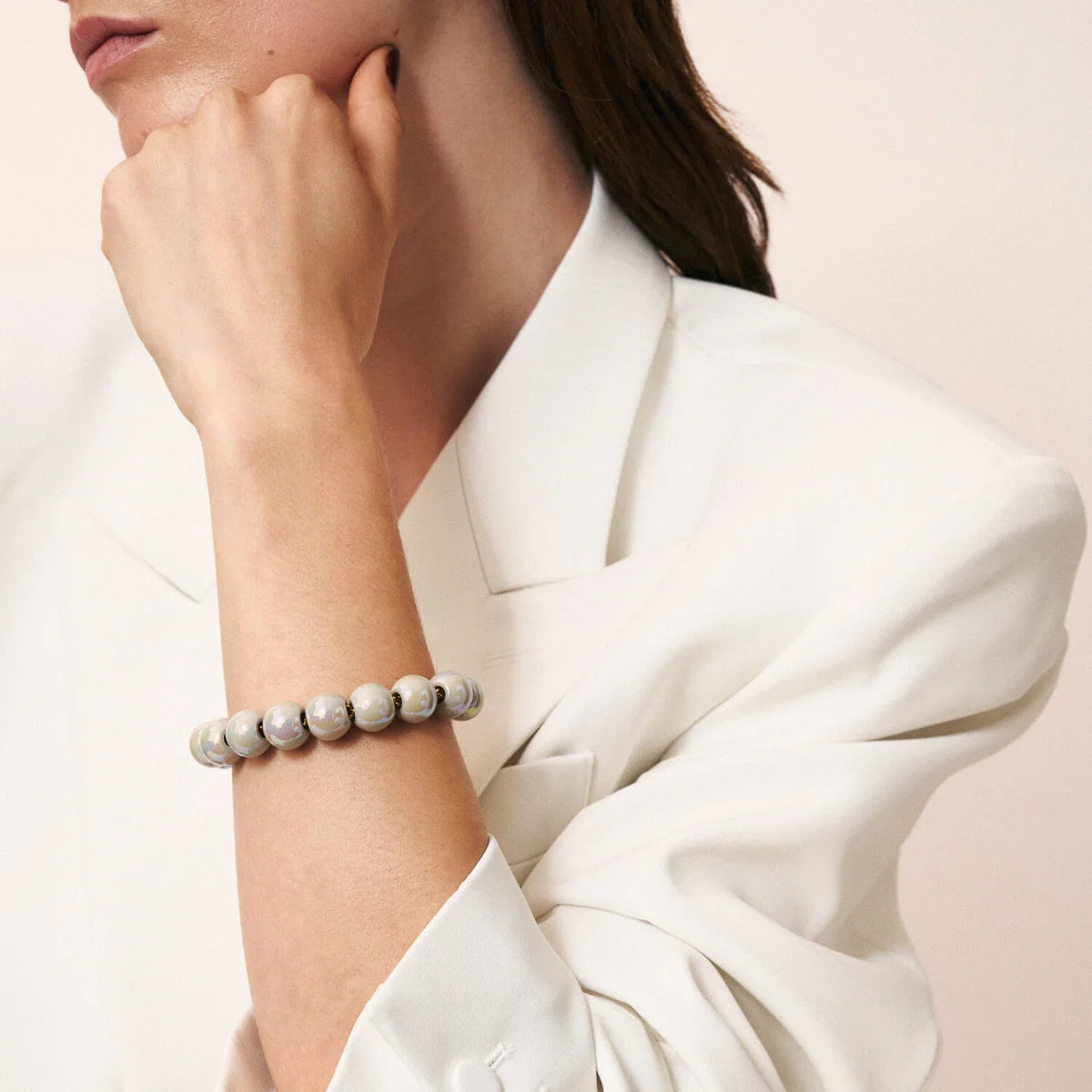 Mini Bead Bracelet Iridescent