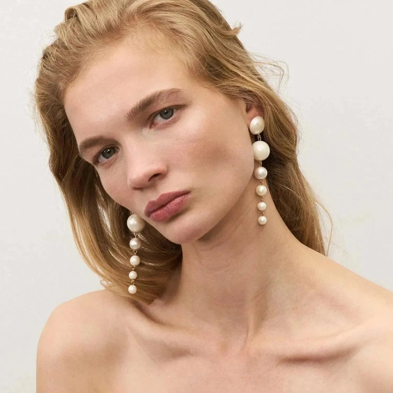 Waterfall Pearl Earring