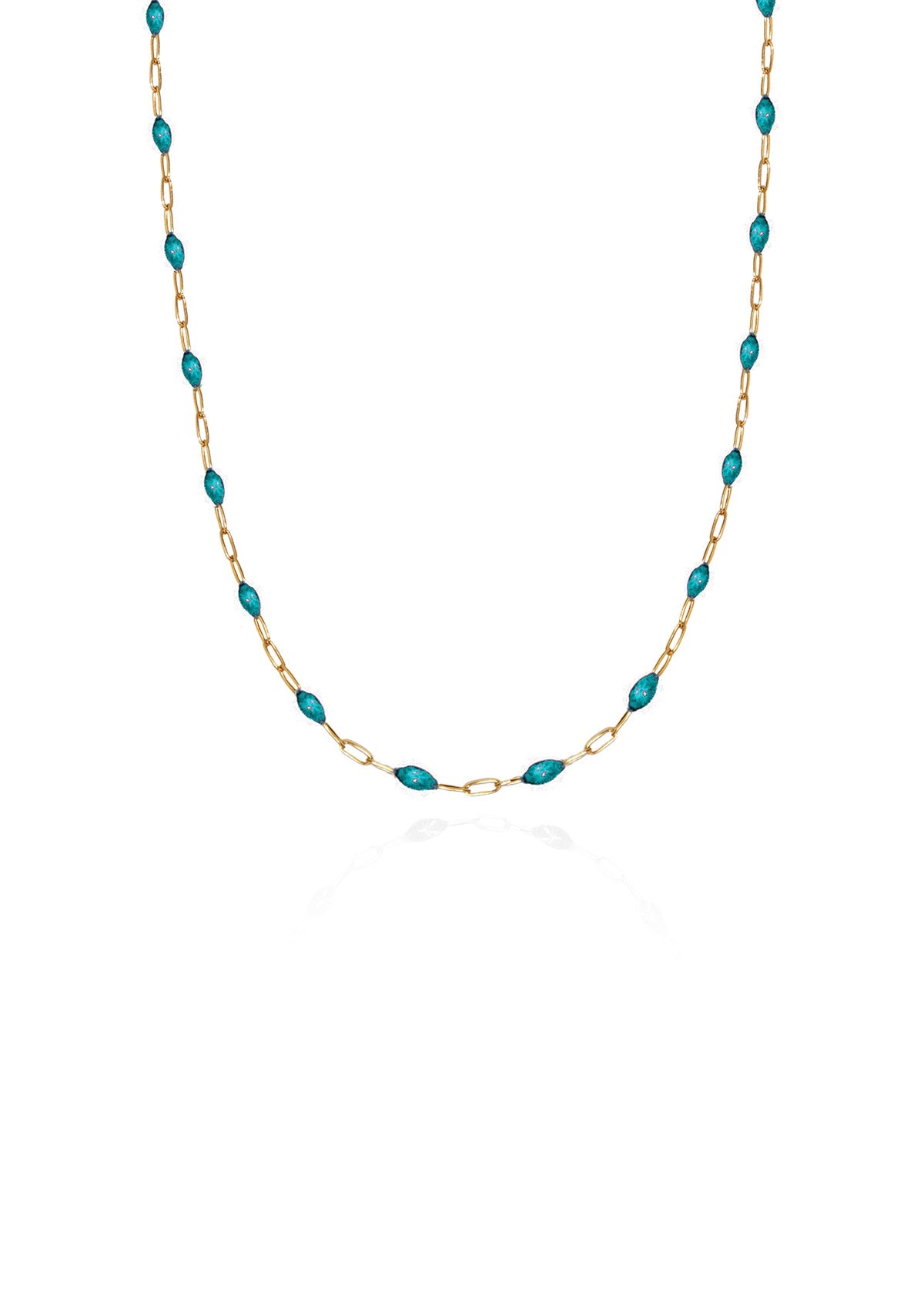 Aqua Enamel Chain