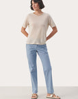 Emme Linen Tee - French Taupe