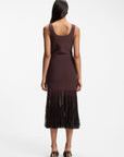 Floe Dress - DK BROWN