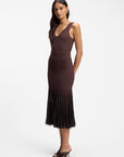 Floe Dress - DK BROWN