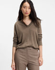 Freeslyn V Neck - Brown