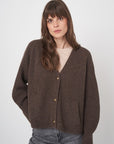 Rib Knit Button Up Cardigan
