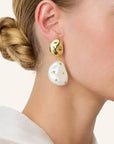 Studded Pearl Earring