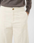 Netta Cord Trouser - White