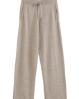 Pure Cashmere Wide Leg- OATMEAL