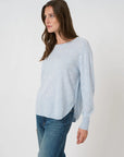 Scallop Hem Cashmere Pullover