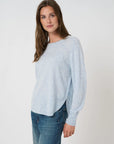 Scallop Hem Cashmere Pullover