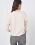 Pearl Cashmere Boxy Crew